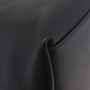 Coach Shoulder Bag Leather Black Silver Auth 208849A-17