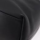 Coach Shoulder Bag Leather Black Silver Auth 208849A-18