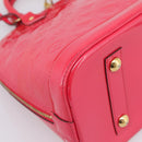 LOUIS VUITTON Monogram Vernis Alma PM Rouge Grunadine M91693 LV Auth 208851SAV-15