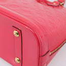 LOUIS VUITTON Monogram Vernis Alma PM Rouge Grunadine M91693 LV Auth 208851SAV-16