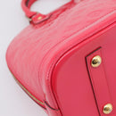 LOUIS VUITTON Monogram Vernis Alma PM Rouge Grunadine M91693 LV Auth 208851SAV-17