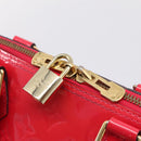 LOUIS VUITTON Monogram Vernis Alma PM Rouge Grunadine M91693 LV Auth 208851SAV-20