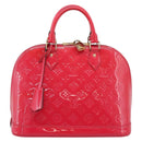 LOUIS VUITTON Monogram Vernis Alma PM Rouge Grunadine M91693 LV Auth 208851SAV-13