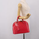 LOUIS VUITTON Monogram Vernis Alma PM Rouge Grunadine M91693 LV Auth 208851SAV-25