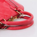 LOUIS VUITTON Monogram Vernis Alma PM Rouge Grunadine M91693 LV Auth 208851SAV-7
