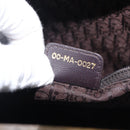 Christian Dior Samurai Hand Bag Suede Brown Auth 208852SAV-26