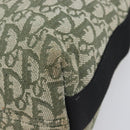 Christian Dior Trotter Canvas Shoulder Bag Green Silver Auth 208853-17