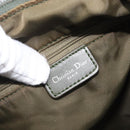 Christian Dior Trotter Canvas Shoulder Bag Green Silver Auth 208853-22