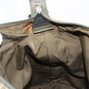 Christian Dior Trotter Canvas Shoulder Bag Green Silver Auth 208853-23