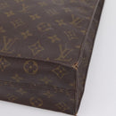 LOUIS VUITTON Monogram Sac Plat Hand Bag M51140 LV Auth 208856-10