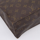 LOUIS VUITTON Monogram Sac Plat Hand Bag M51140 LV Auth 208856-11