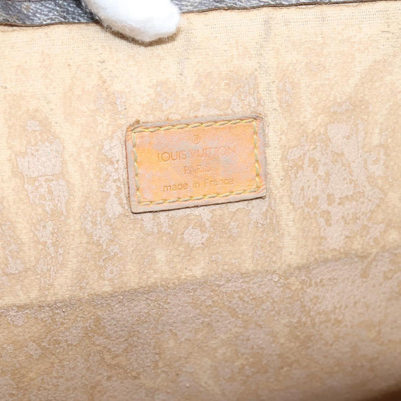LOUIS VUITTON Monogram Sac Plat Hand Bag M51140 LV Auth 208856