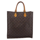 LOUIS VUITTON Monogram Sac Plat Hand Bag M51140 LV Auth 208856-3