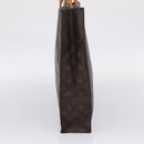 LOUIS VUITTON Monogram Sac Plat Hand Bag M51140 LV Auth 208856-4