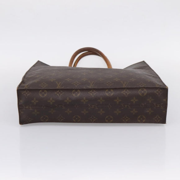 LOUIS VUITTON Monogram Sac Plat Hand Bag M51140 LV Auth 208856