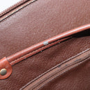 Burberrys Nova Check Hand Bag PVC Leather Beige Gold Tone Auth 208857-10