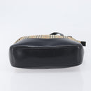 Burberrys Nova Check Shoulder Bag Canvas Beige Gold Tone Auth 208861A-10