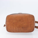 CELINE Macadam Shoulder Bag PVC Brown Gold Tone Auth 208862A-5