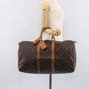 LOUIS VUITTON Monogram Keepall 50 Boston Bag M41426 LV Auth 208863-26