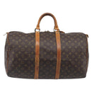 LOUIS VUITTON Monogram Keepall 50 Boston Bag M41426 LV Auth 208863-3