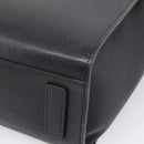MCM Hand Bag Leather 2way Black Silver Auth 208864-14