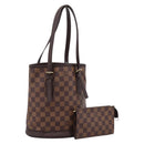 LOUIS VUITTON Damier Ebene Marais Shoulder Bag N42240 LV Auth 208868V-1