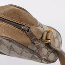 GUCCI GG Supreme Web Sherry Line Shoulder Bag PVC Beige 111 02 004 Auth 208869-14