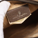 GUCCI GG Supreme Web Sherry Line Shoulder Bag PVC Beige 111 02 004 Auth 208869-16