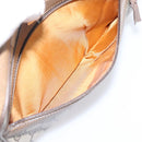GUCCI GG Supreme Web Sherry Line Shoulder Bag PVC Beige 111 02 004 Auth 208869-21