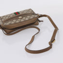 GUCCI GG Supreme Web Sherry Line Shoulder Bag PVC Beige 111 02 004 Auth 208869-7