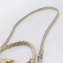 Miu Miu Matelasse Hand Bag Leather 2way Beige Gold Tone Auth 208870A-11