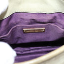 Miu Miu Matelasse Hand Bag Leather 2way Beige Gold Tone Auth 208870A-19