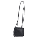 LOEWE Shoulder Bag Leather Black Auth 208871-1