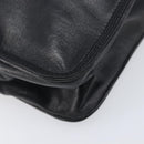 LOEWE Shoulder Bag Leather Black Auth 208871-11