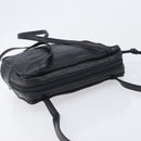 LOEWE Shoulder Bag Leather Black Auth 208871-6