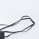 LOEWE Shoulder Bag Leather Black Auth 208871-8
