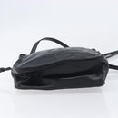 LOEWE Shoulder Bag Leather Black Auth 208871-9