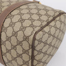GUCCI GG Supreme Hand Bag PVC Beige Gold Tone 002 23 6842 Auth 208874-14