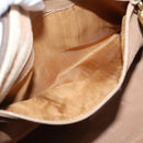 GUCCI GG Supreme Hand Bag PVC Beige Gold Tone 002 23 6842 Auth 208874-21