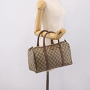 GUCCI GG Supreme Hand Bag PVC Beige Gold Tone 002 23 6842 Auth 208874-22