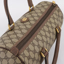 GUCCI GG Supreme Hand Bag PVC Beige Gold Tone 002 23 6842 Auth 208874-6