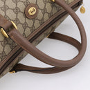 GUCCI GG Supreme Hand Bag PVC Beige Gold Tone 002 23 6842 Auth 208874-7