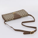 GUCCI GG Supreme Shoulder Bag PVC Beige Gold Tone Auth 208875-7