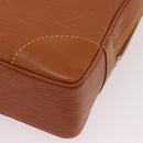 LOUIS VUITTON Epi Porte Documents Voyage Bag Zipangu Gold M54478 Auth 208878V-17
