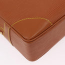 LOUIS VUITTON Epi Porte Documents Voyage Bag Zipangu Gold M54478 Auth 208878V-18