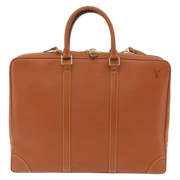 LOUIS VUITTON Epi Porte Documents Voyage Bag Zipangu Gold M54478 Auth 208878V
