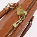 LOUIS VUITTON Epi Porte Documents Voyage Bag Zipangu Gold M54478 Auth 208878V-21