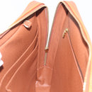 LOUIS VUITTON Epi Porte Documents Voyage Bag Zipangu Gold M54478 Auth 208878V-26
