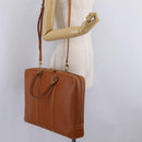 LOUIS VUITTON Epi Porte Documents Voyage Bag Zipangu Gold M54478 Auth 208878V-31