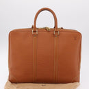 LOUIS VUITTON Epi Porte Documents Voyage Bag Zipangu Gold M54478 Auth 208878V-32
